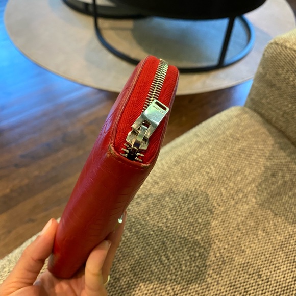 Saint Laurent red wallet - SOLD - Picture 4 of 11